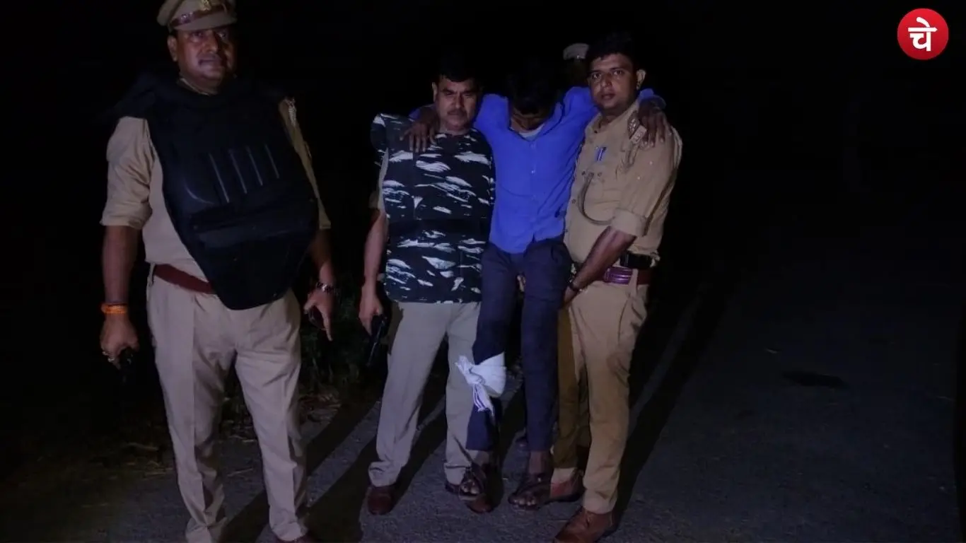 Accused injured after being shot during retaliatory action by Kanpur police